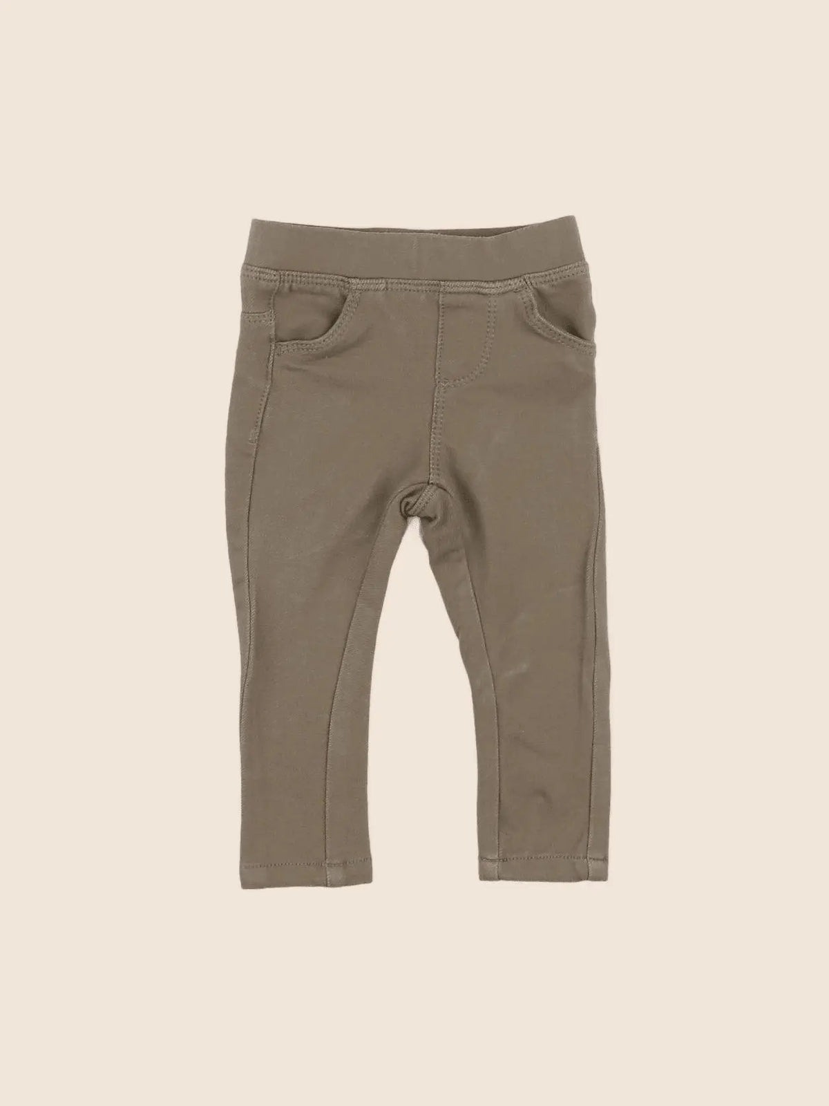 Vertbaudet - jegging vert - 9 mois