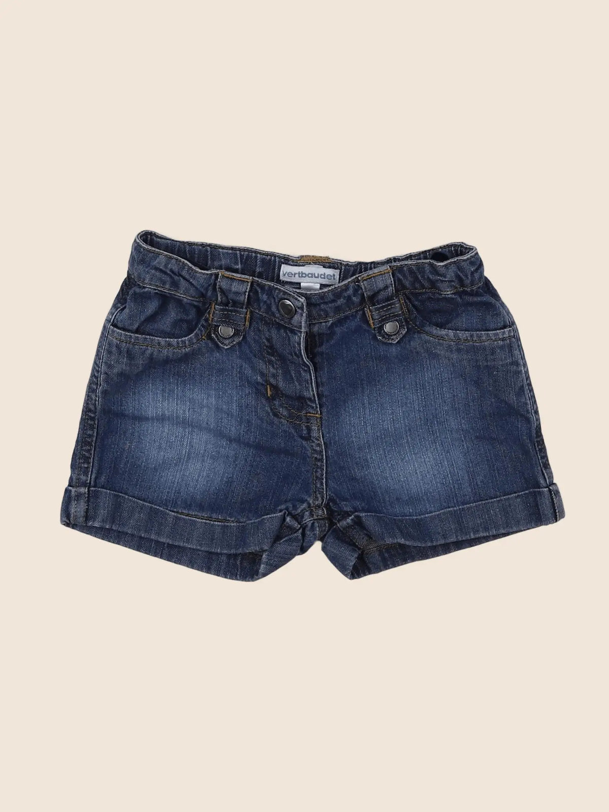 Vertbaudet - short bleu - 12 mois