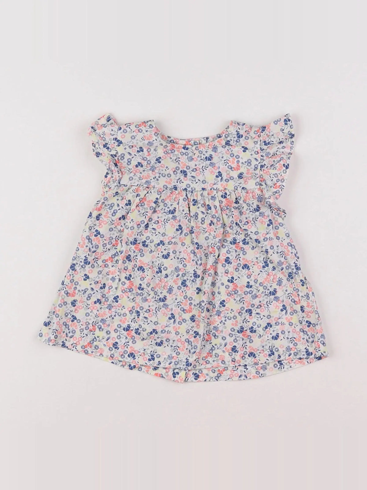 Vertbaudet - robe multicolore - 6 mois