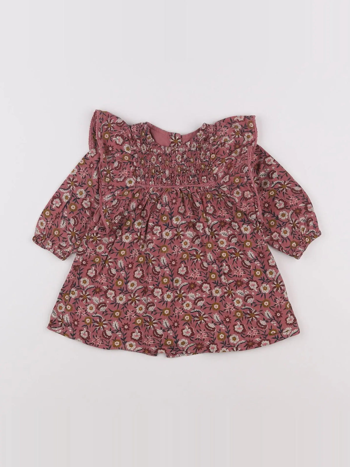 Vertbaudet - robe rose - 6 mois