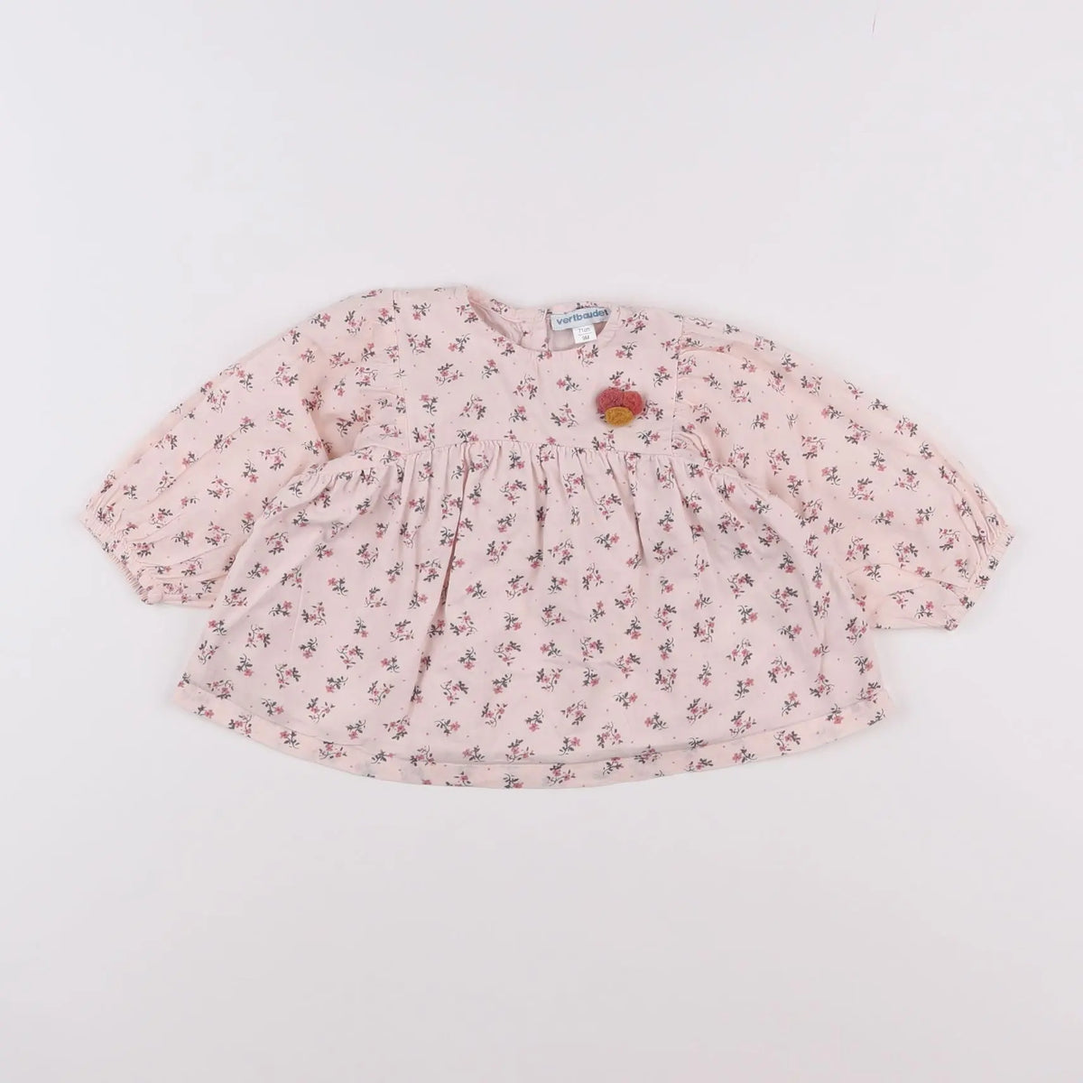 Vertbaudet - blouse rose - 9 mois