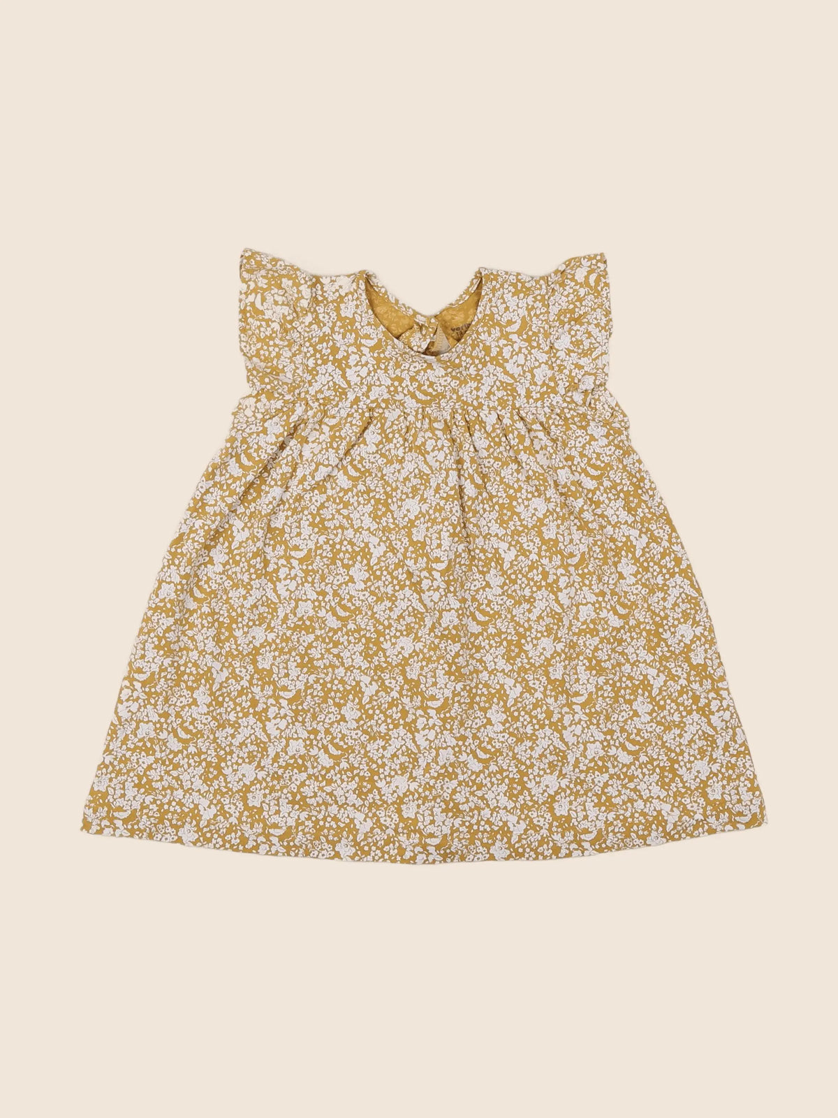 Vertbaudet - robe jaune - 12 mois