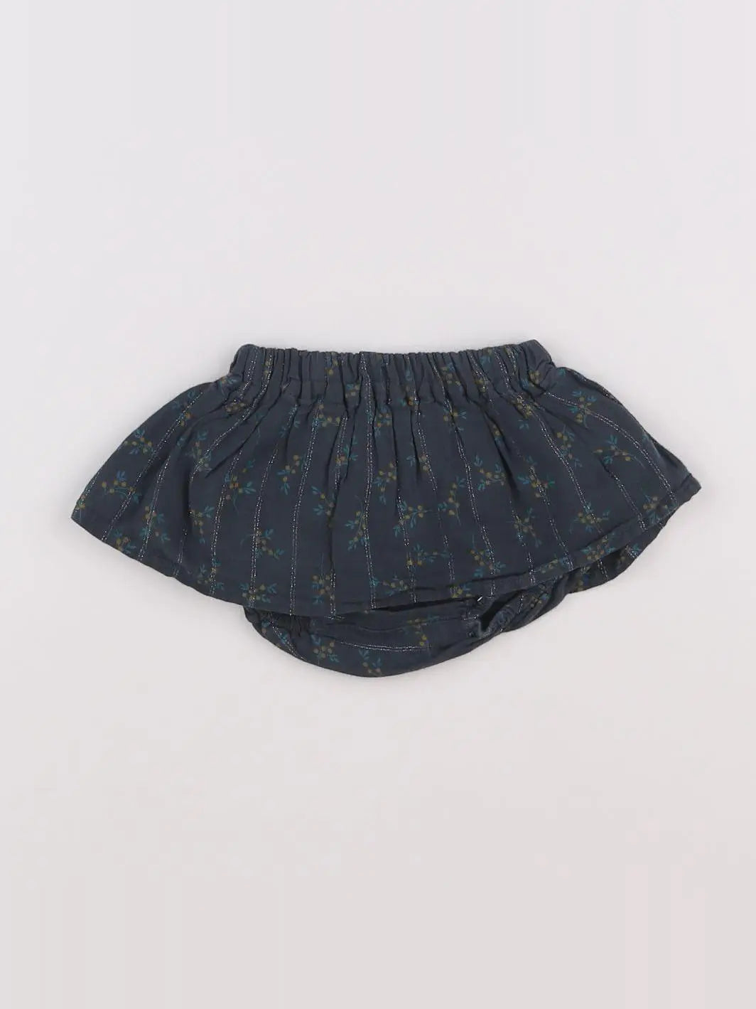 Buho - jupe short gris - 3 mois