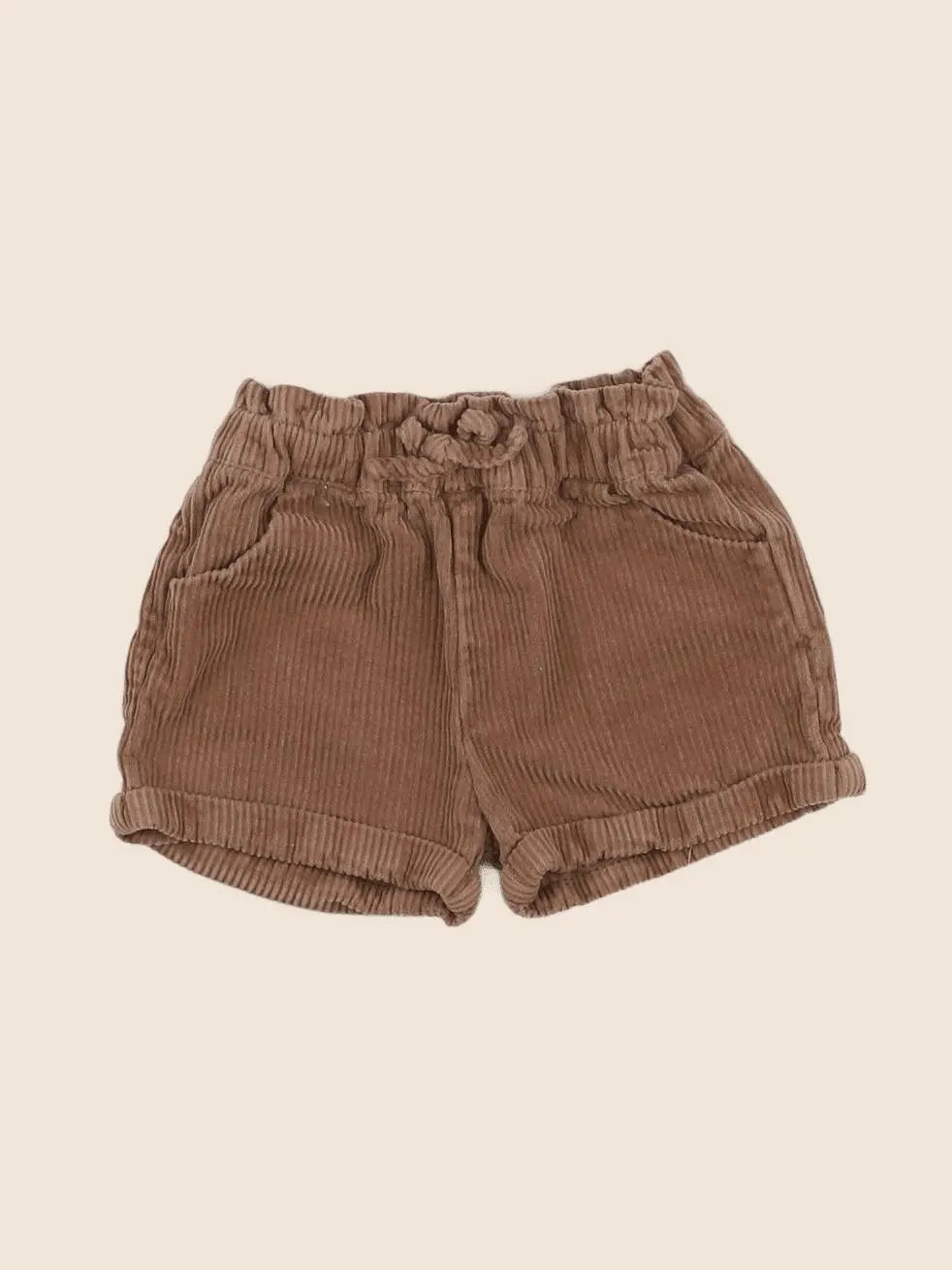 Vertbaudet - short marron - 9 mois