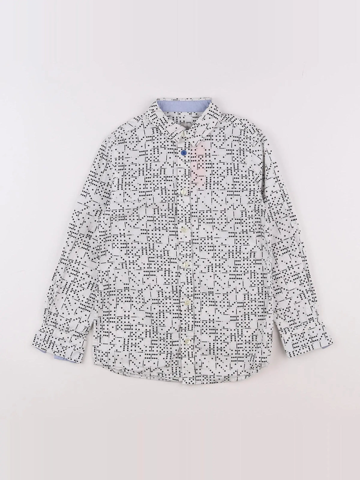 Paul Smith - chemise blanc, noir - 8 ans