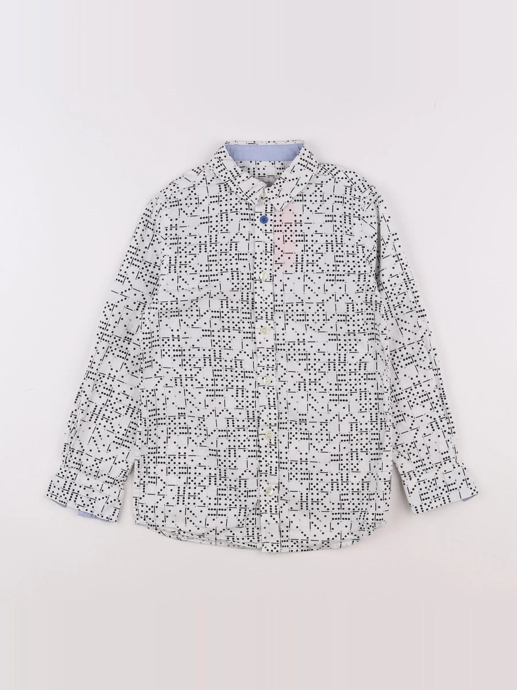 Paul Smith - chemise blanc, noir - 8 ans