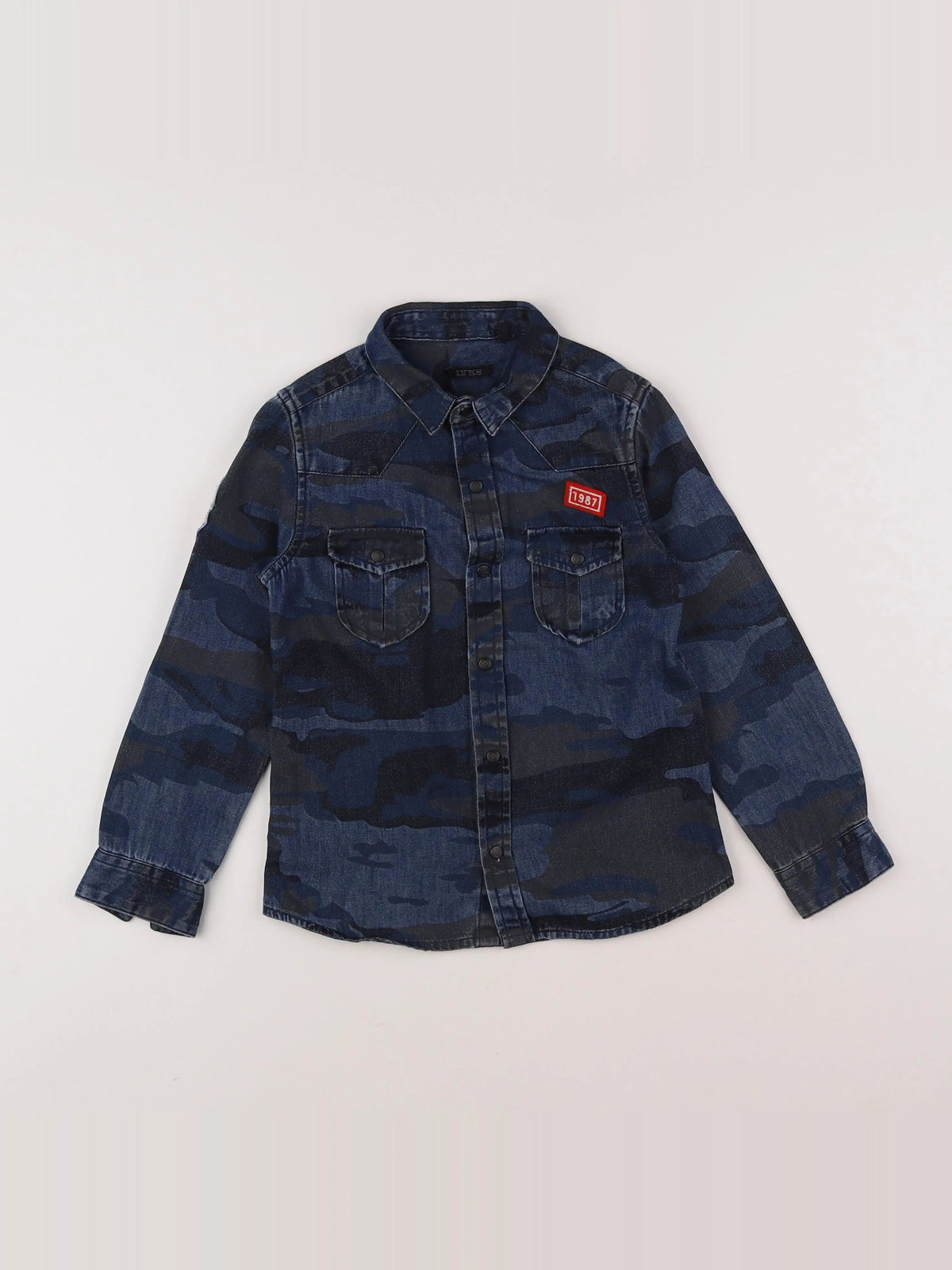 IKKS - chemise bleu - 6 ans