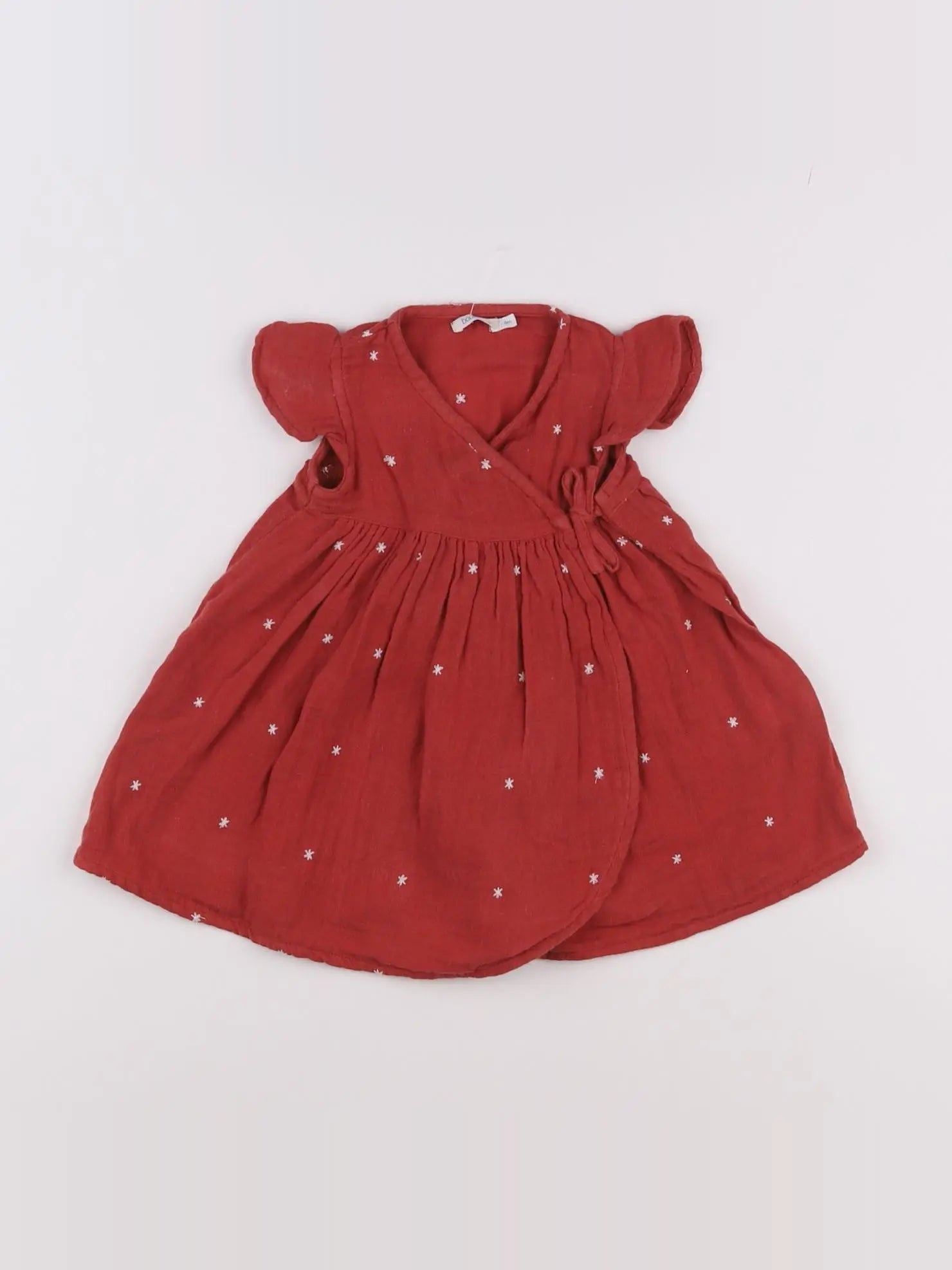 Boutchou - robe rouge - 6 mois
