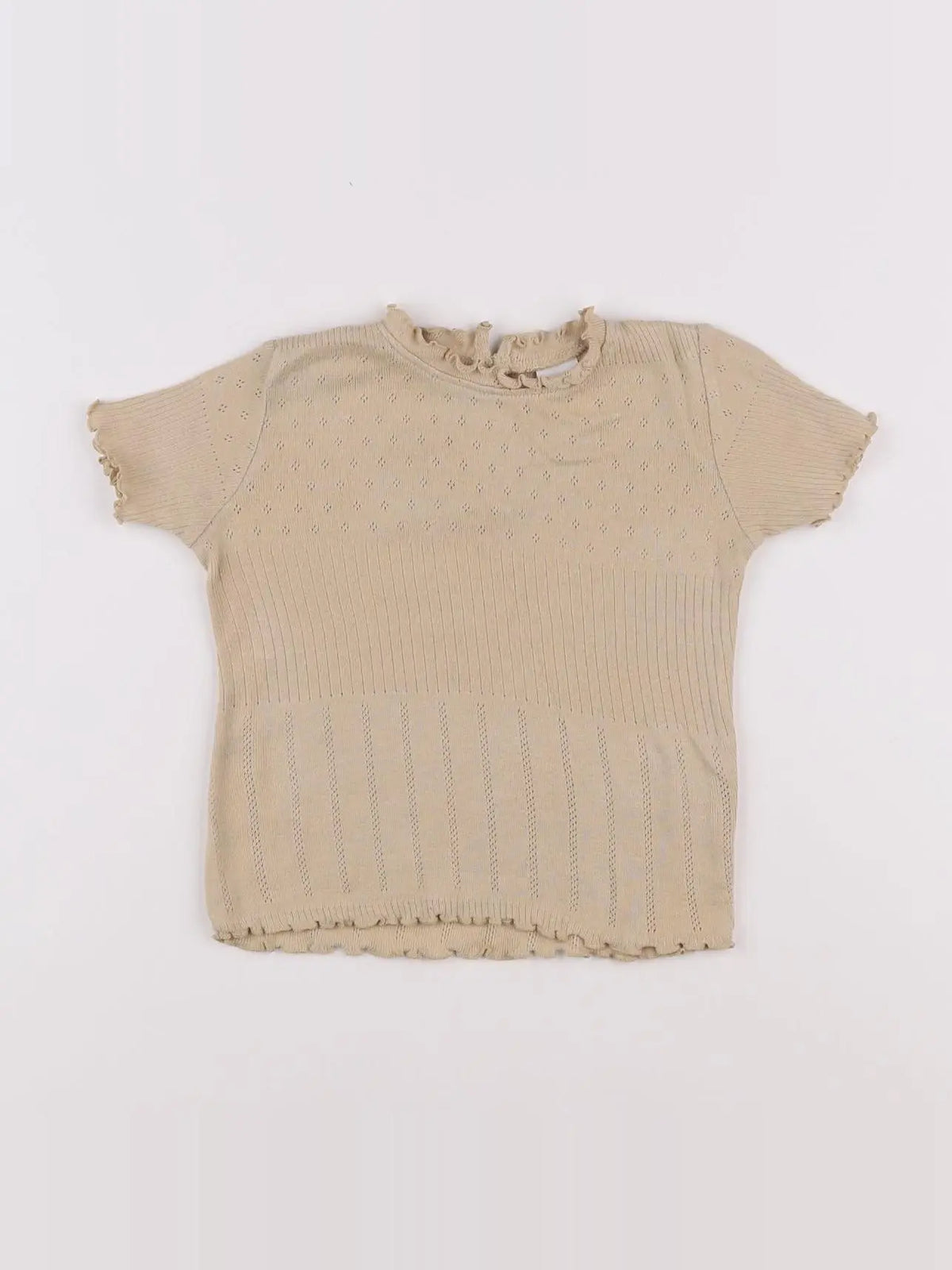 H&M - tee-shirt marron - 9/12 mois