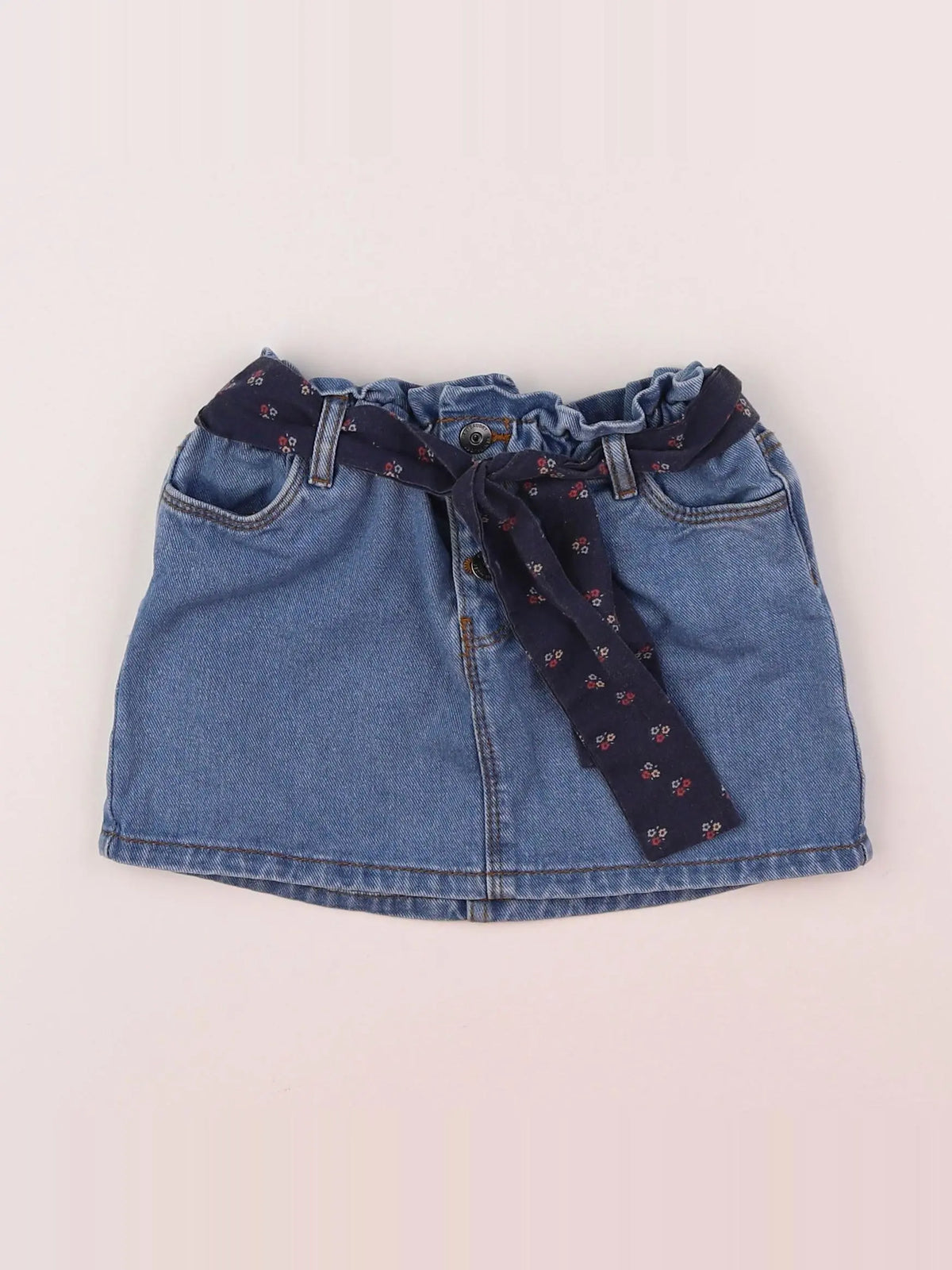 Vertbaudet - jupe bleu - 5 ans