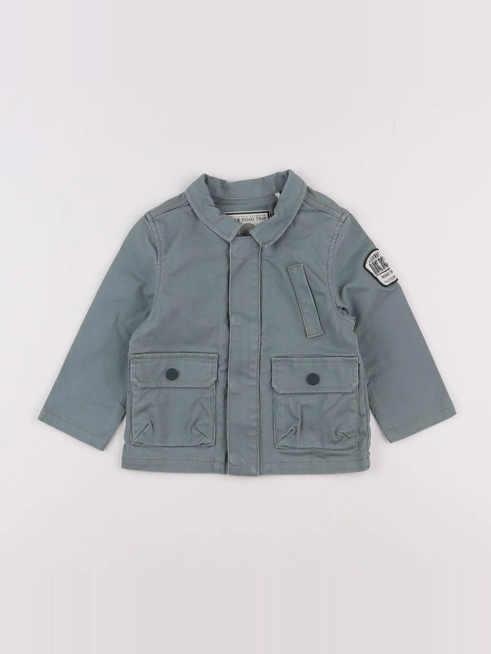 IKKS - veste imprimé au dos vert - 18 mois