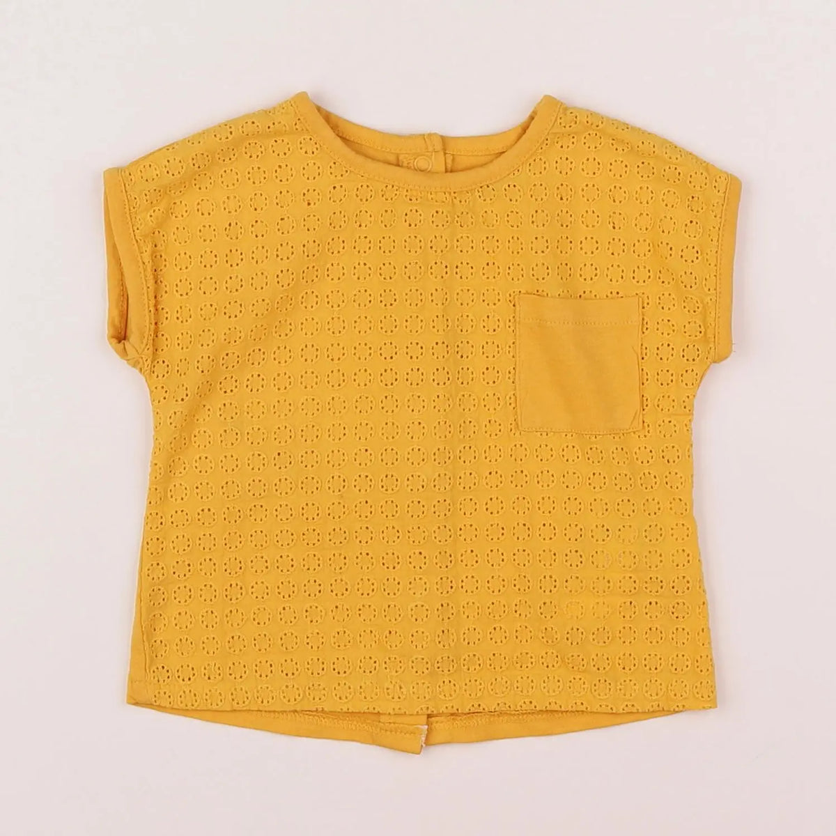 Vertbaudet - tee-shirt jaune - 3 mois