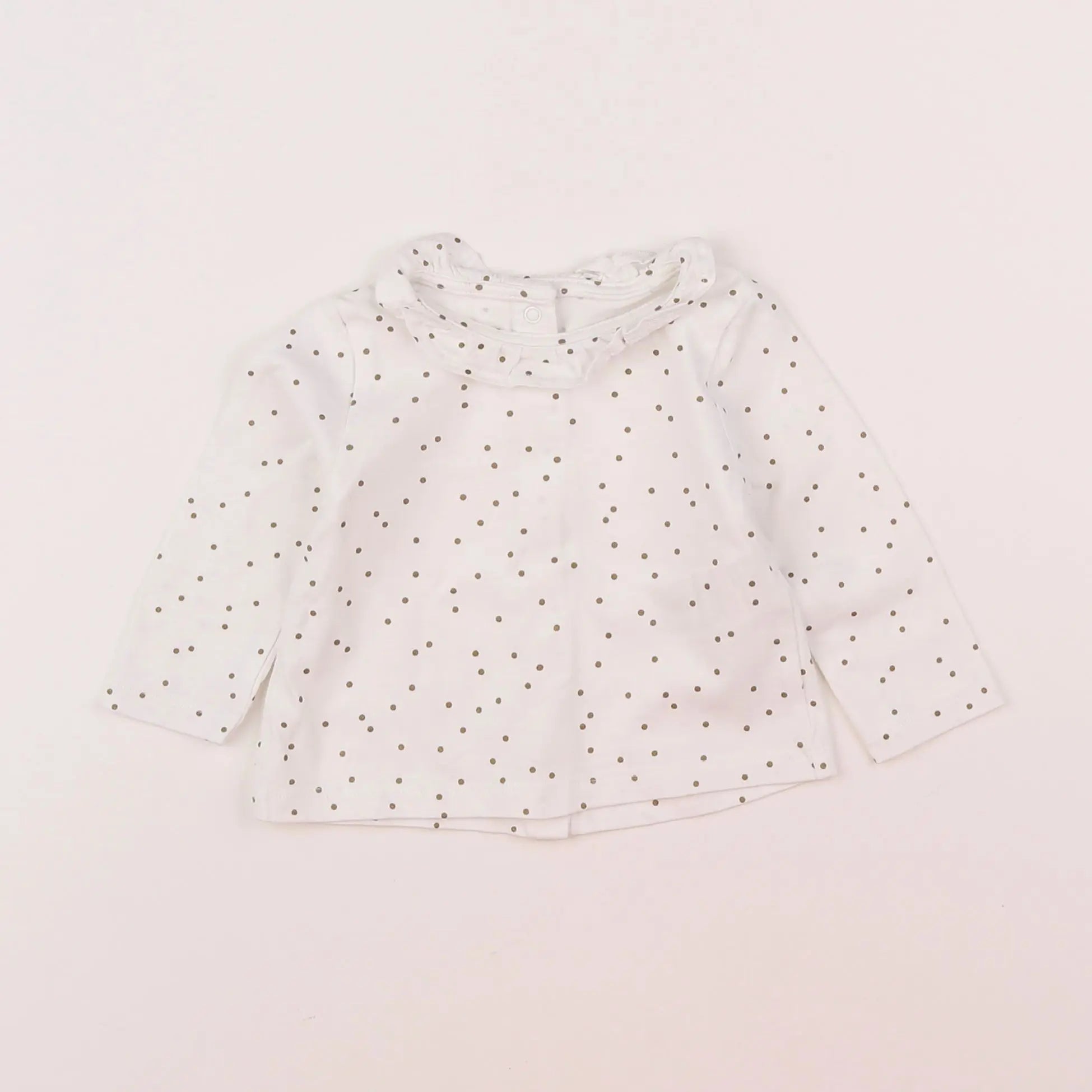 Vertbaudet - tee-shirt blanc - 6 mois