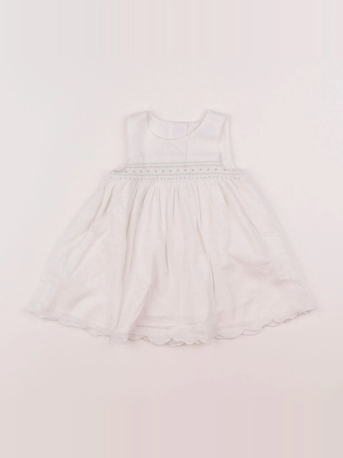 Vertbaudet - robe blanc - 6 mois