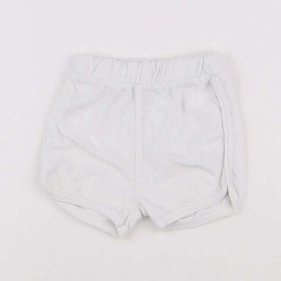 Vertbaudet - short blanc - 18 mois
