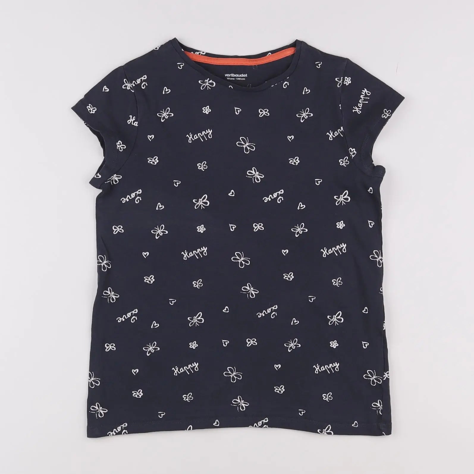 Vertbaudet - tee-shirt gris - 10 ans