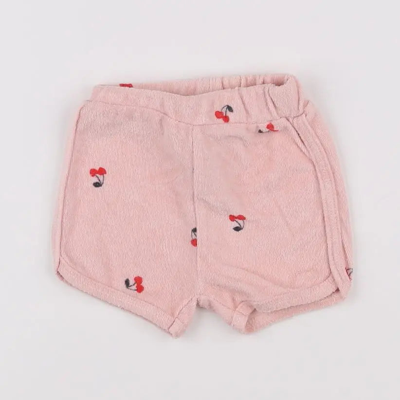 Vertbaudet - short rose - 3 mois