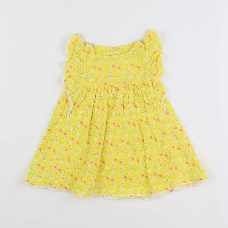 Vertbaudet - robe jaune - 18 mois