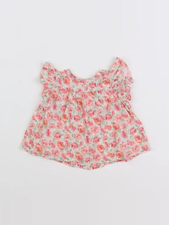 Vertbaudet - blouse rose - 3 mois