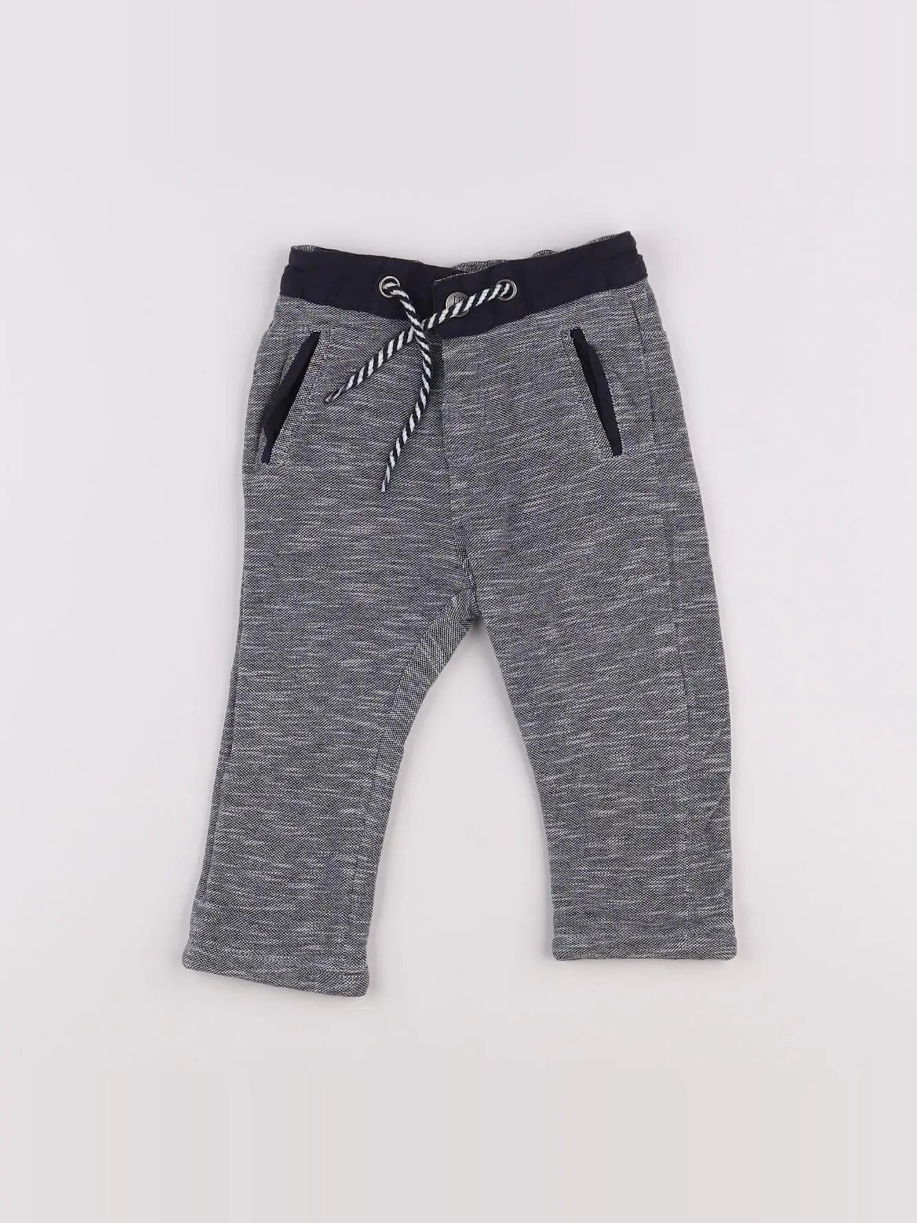 IKKS - pantalon bleu - 12 mois