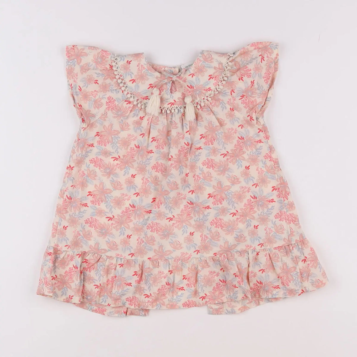 Vertbaudet - robe multicolore - 18 mois