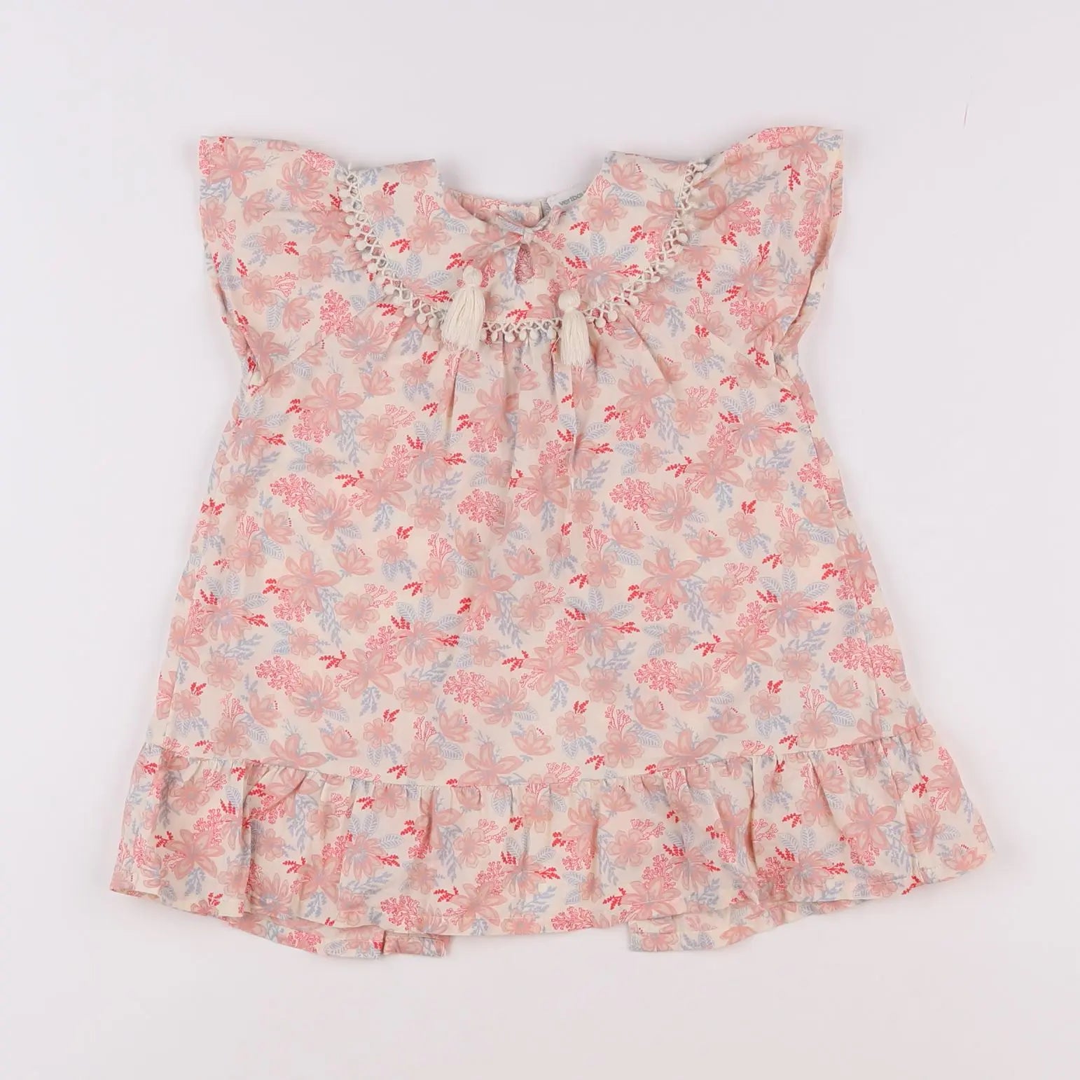 Vertbaudet - robe multicolore - 18 mois