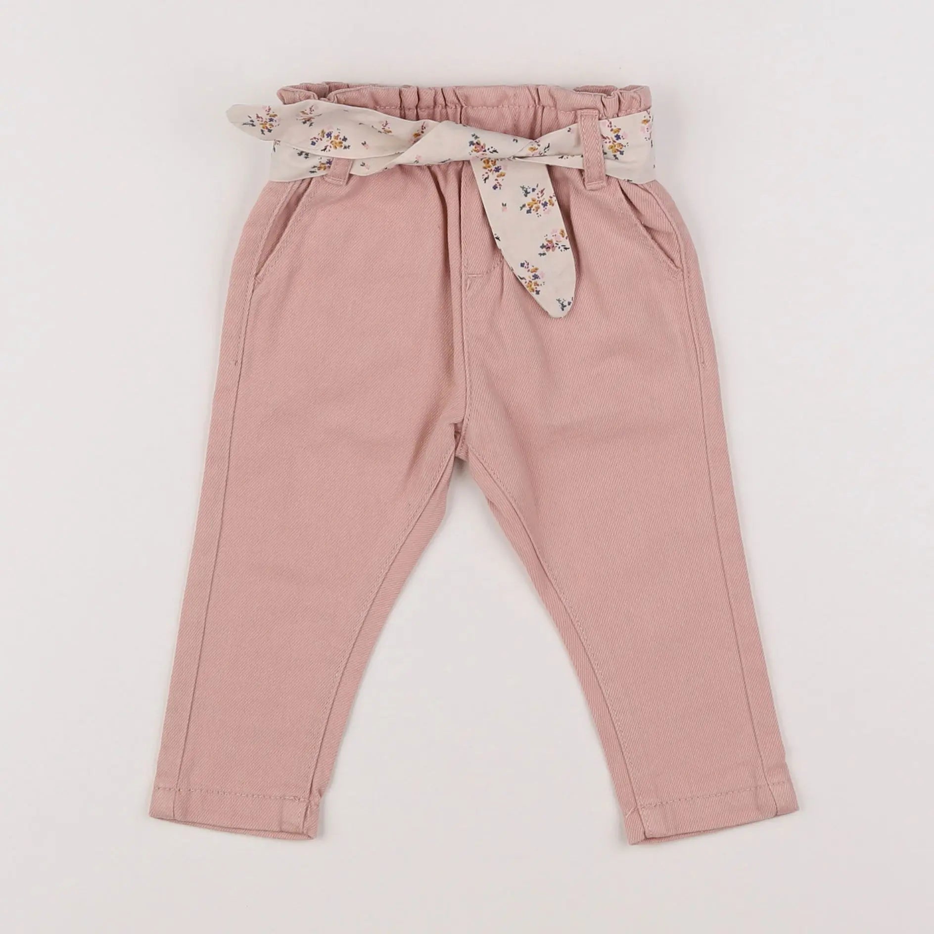 Vertbaudet - pantalon rose - 6 mois