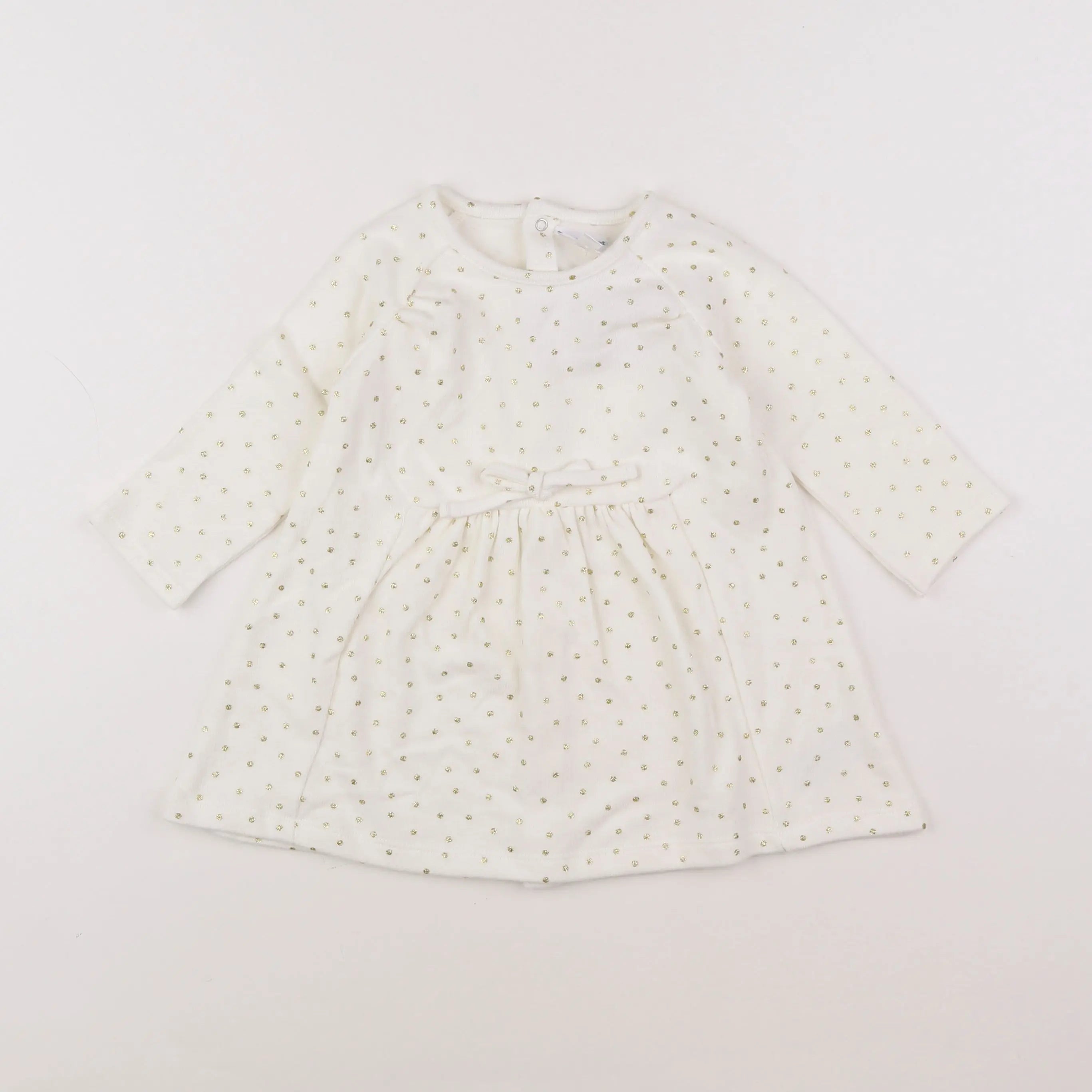 Vertbaudet - robe blanc - 18 mois