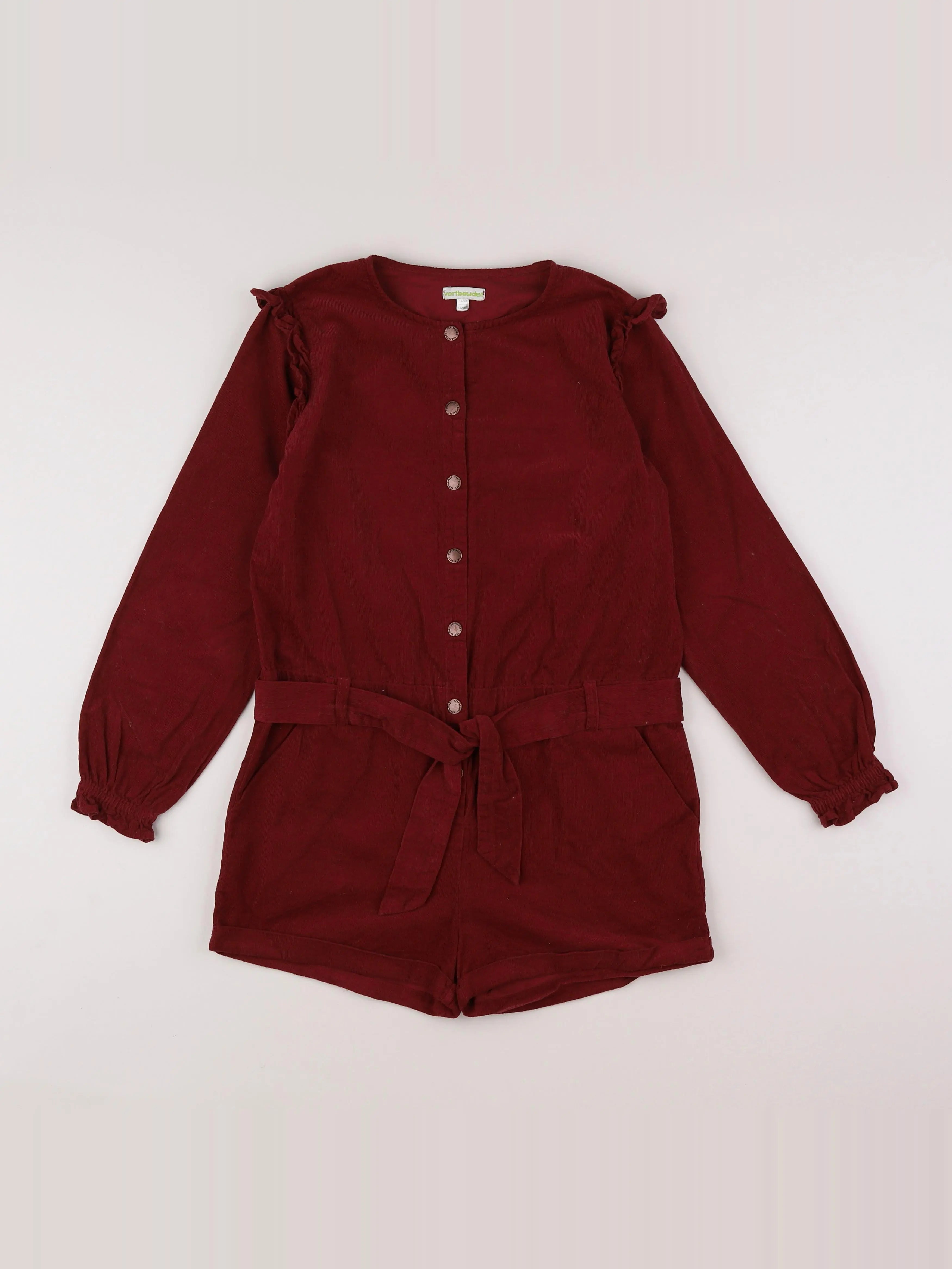 Vertbaudet - combinaison rouge - 12 ans