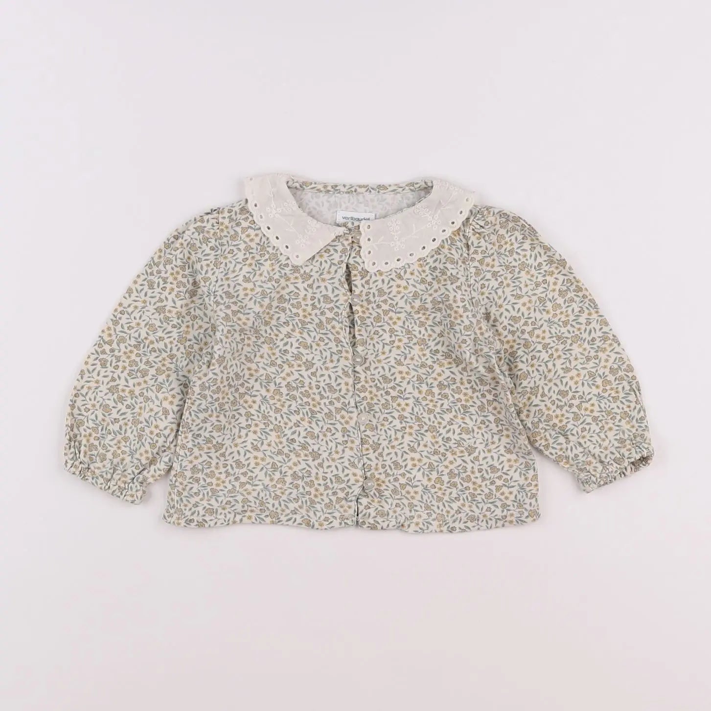 Vertbaudet - blouse multicolore - 6 mois