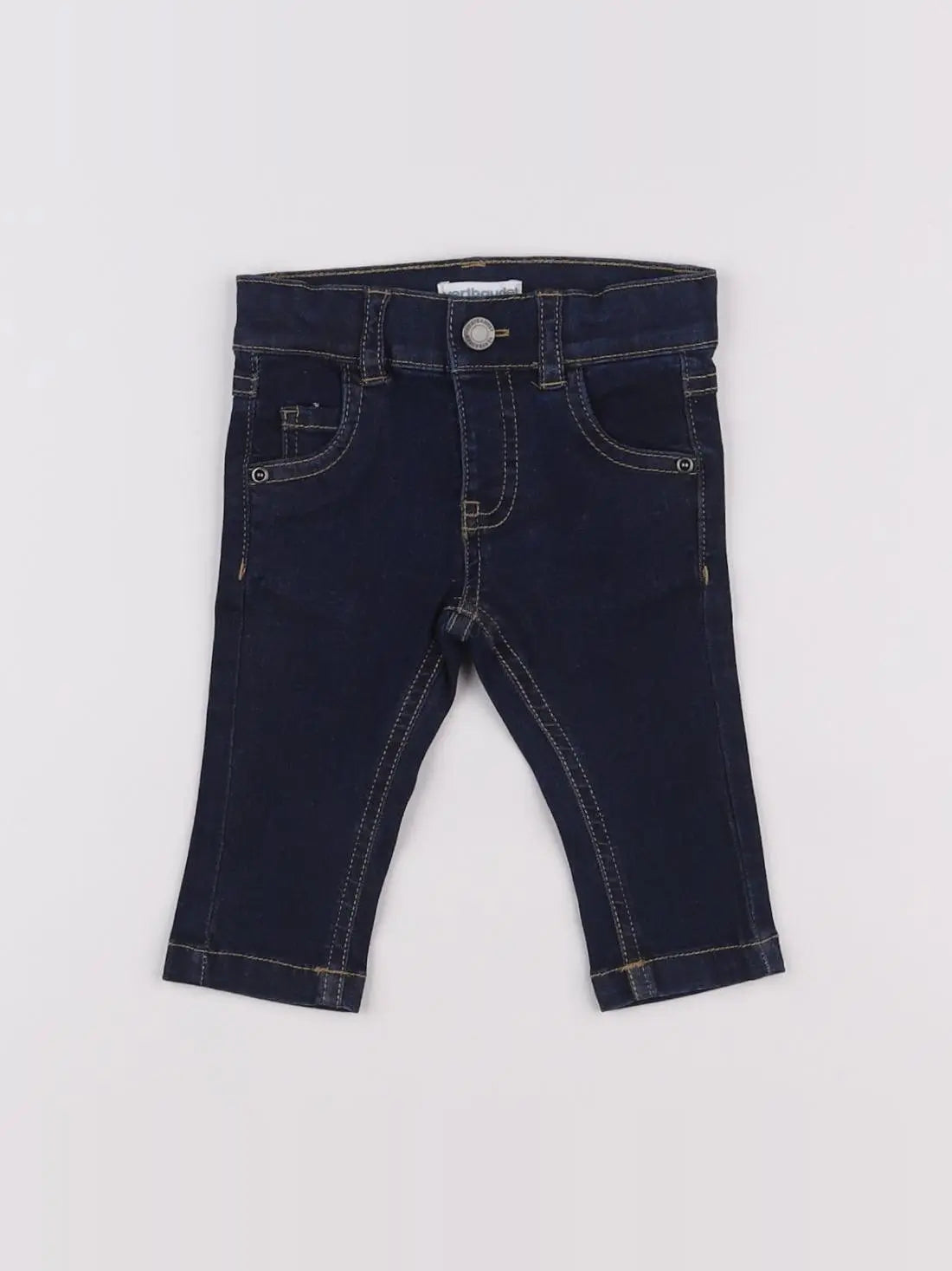 Vertbaudet - jean bleu - 3 mois