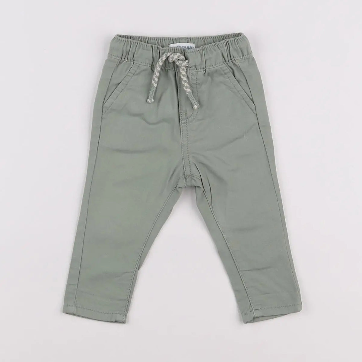 Vertbaudet - pantalon vert - 3 mois