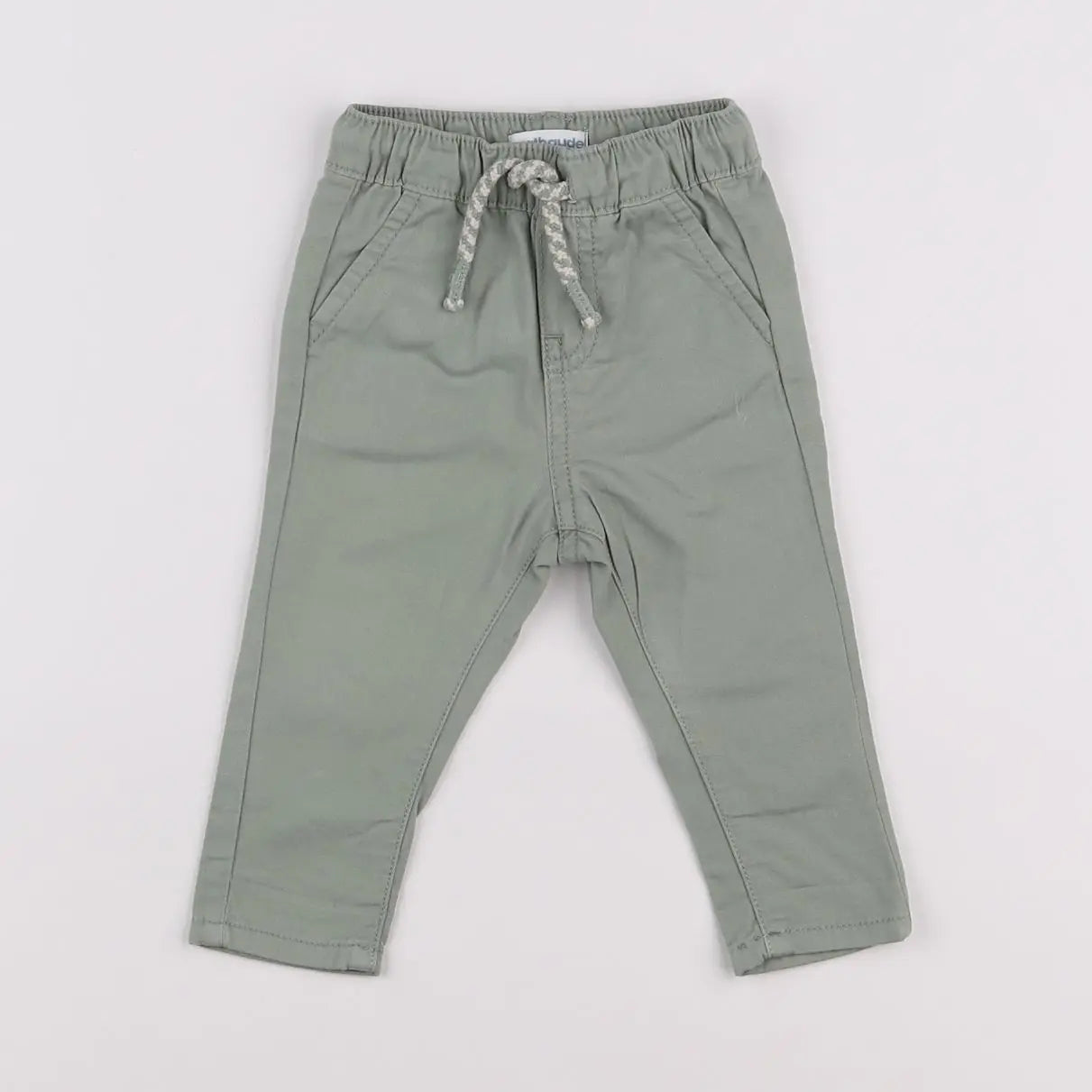 Vertbaudet - pantalon vert - 3 mois
