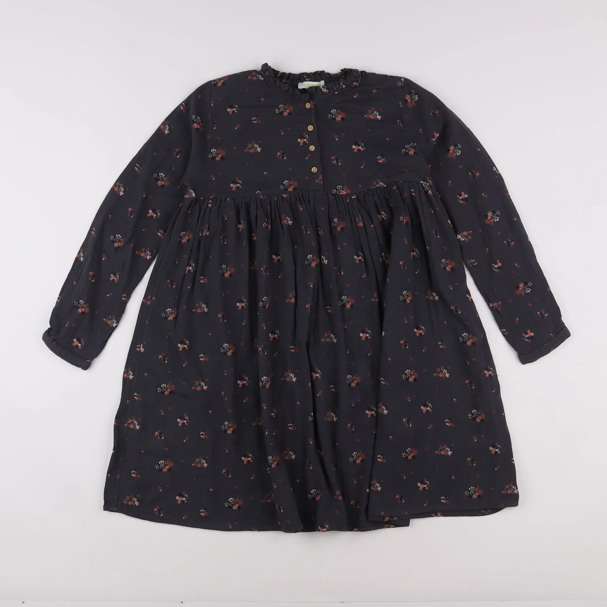 Vertbaudet - robe gris - 10 ans