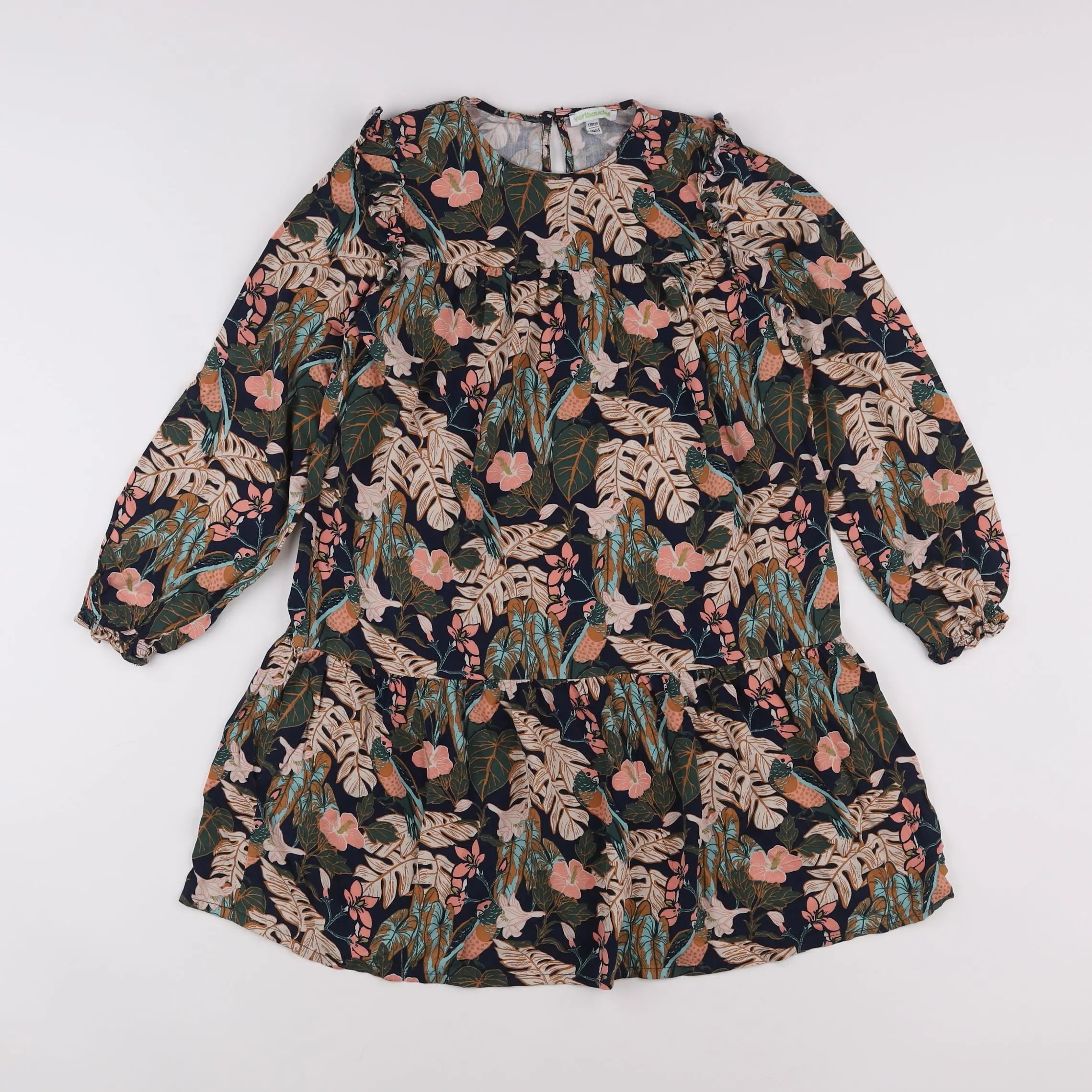 Vertbaudet - robe multicolore - 10 ans