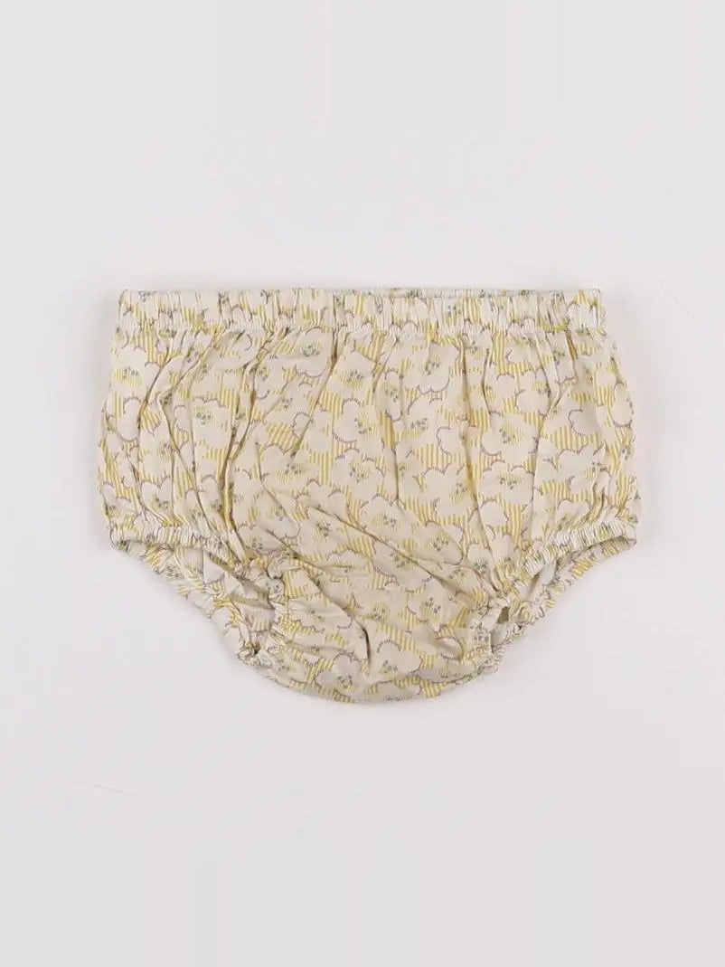 La Petite Collection - bloomer blanc, jaune - 12 mois