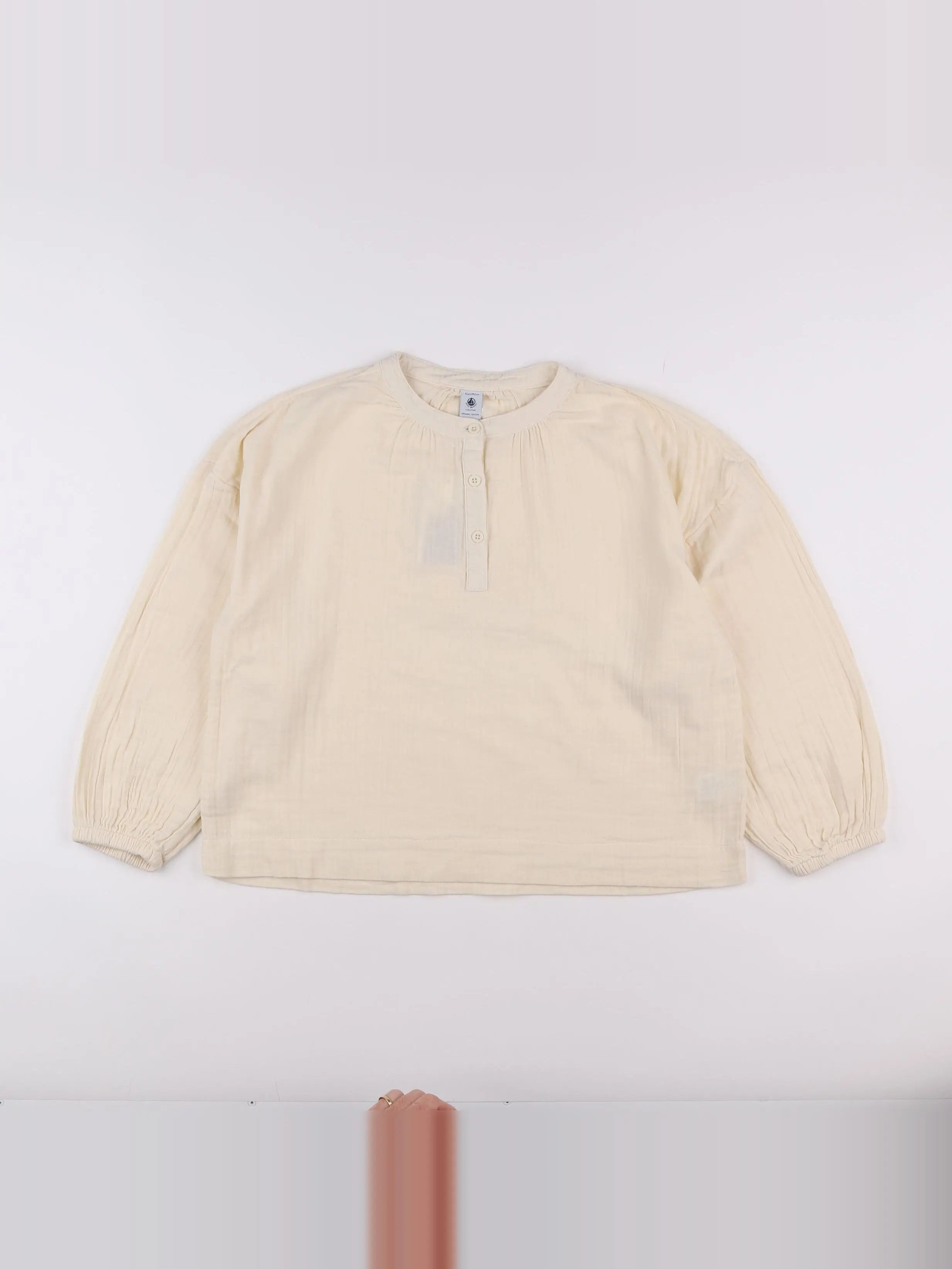 Petit Bateau - blouse beige - 12 ans