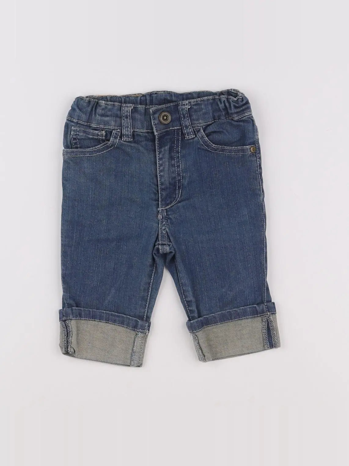 H&M - jean bleu - 3/6 mois
