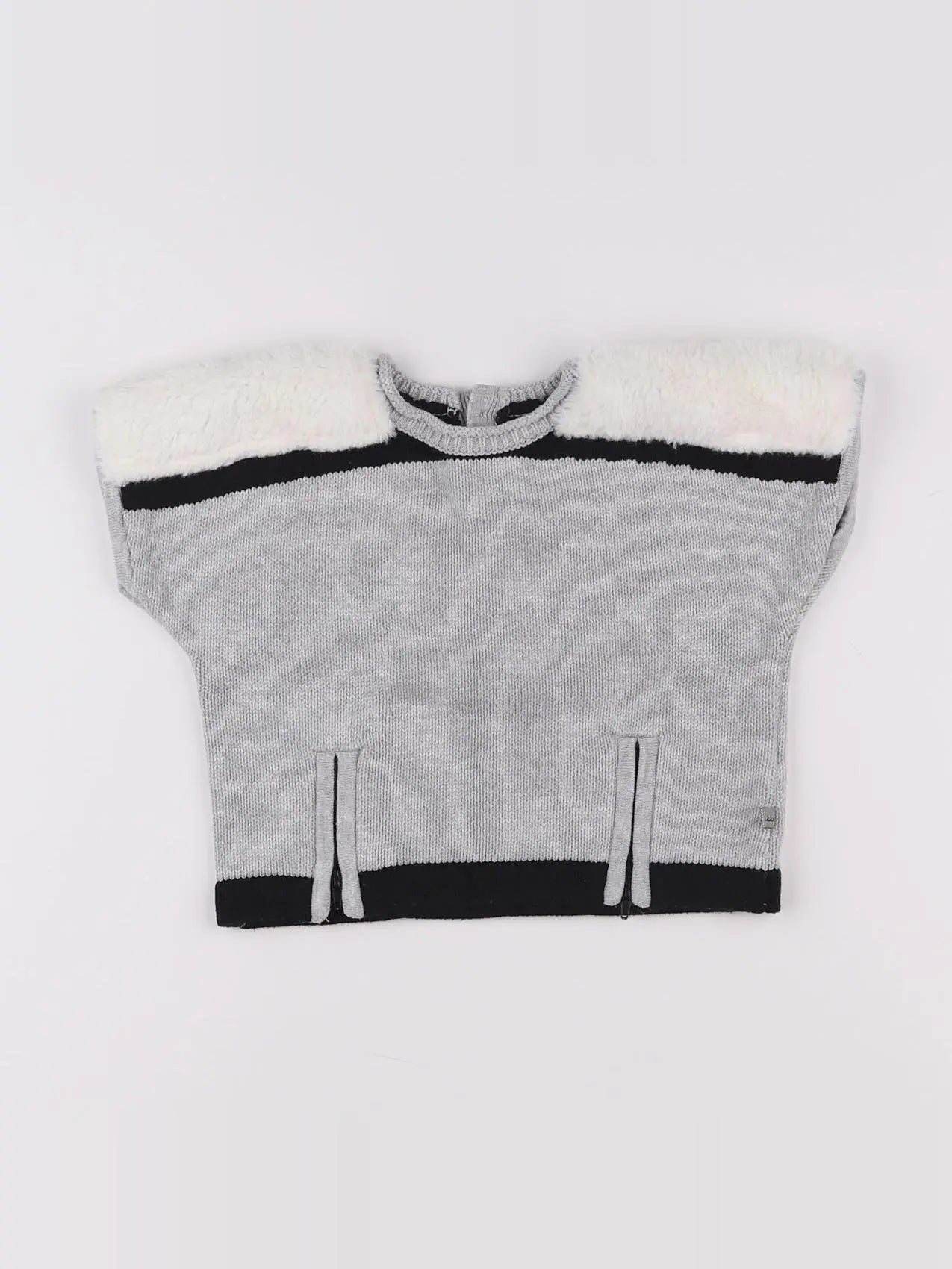 IKKS - pull gris - 12 mois