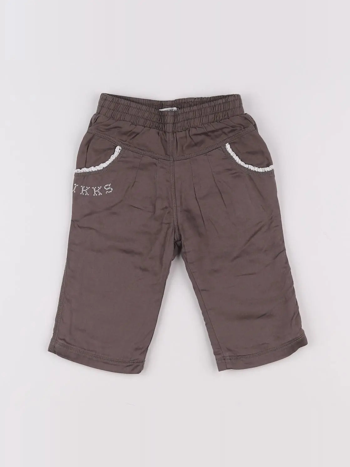 IKKS - pantalon doublé marron - 3 mois