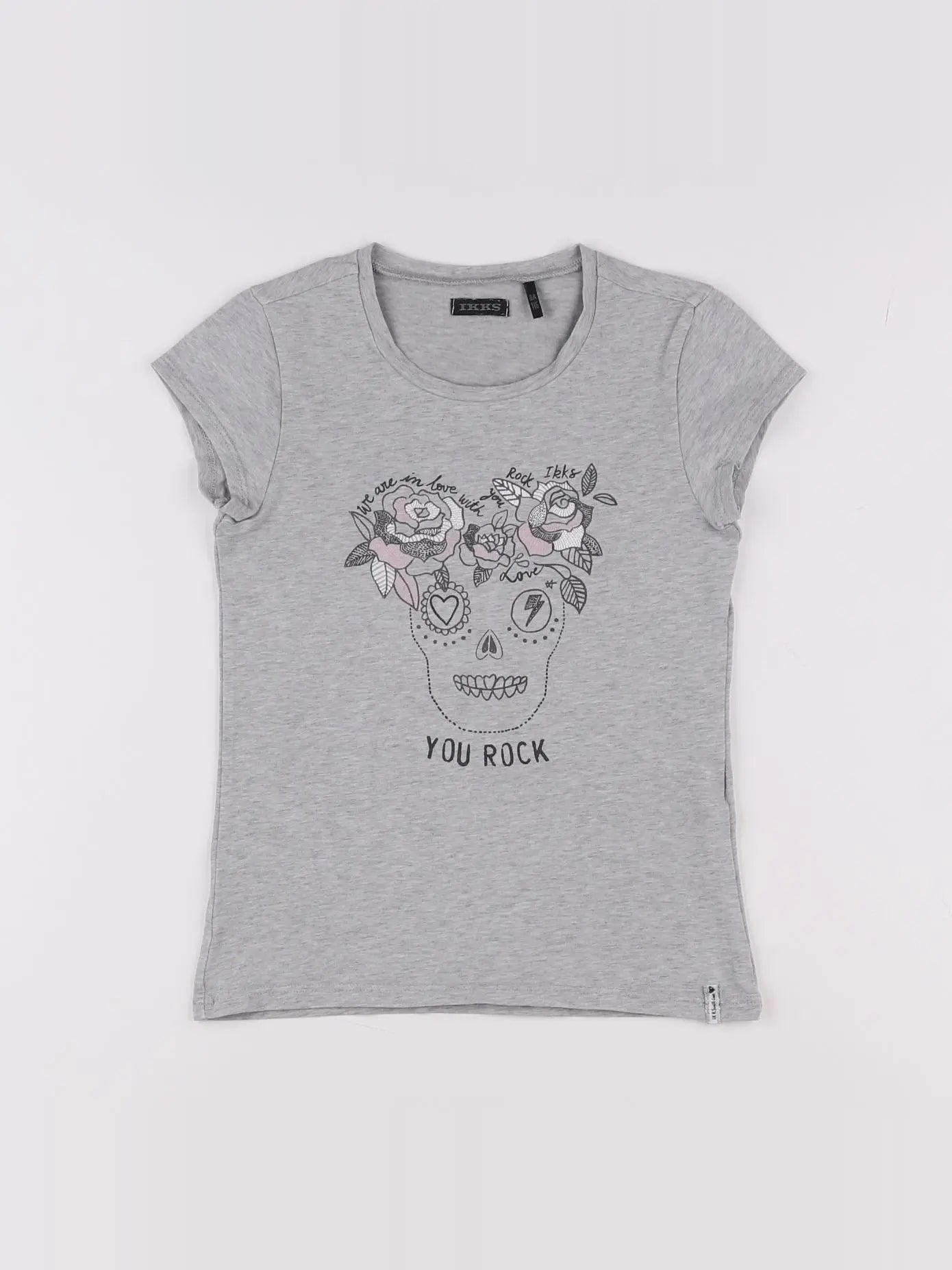IKKS - tee-shirt gris - 6 ans