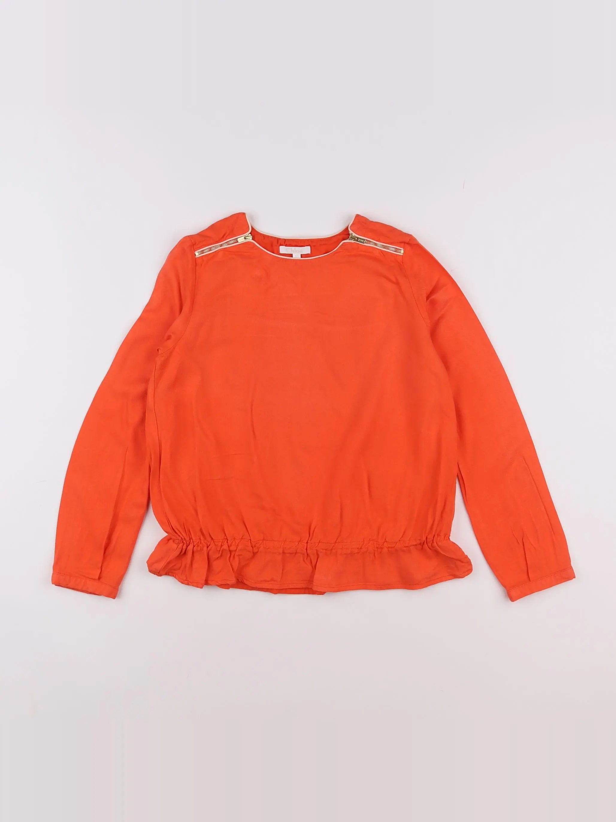 Chloé - blouse orange - 10 ans