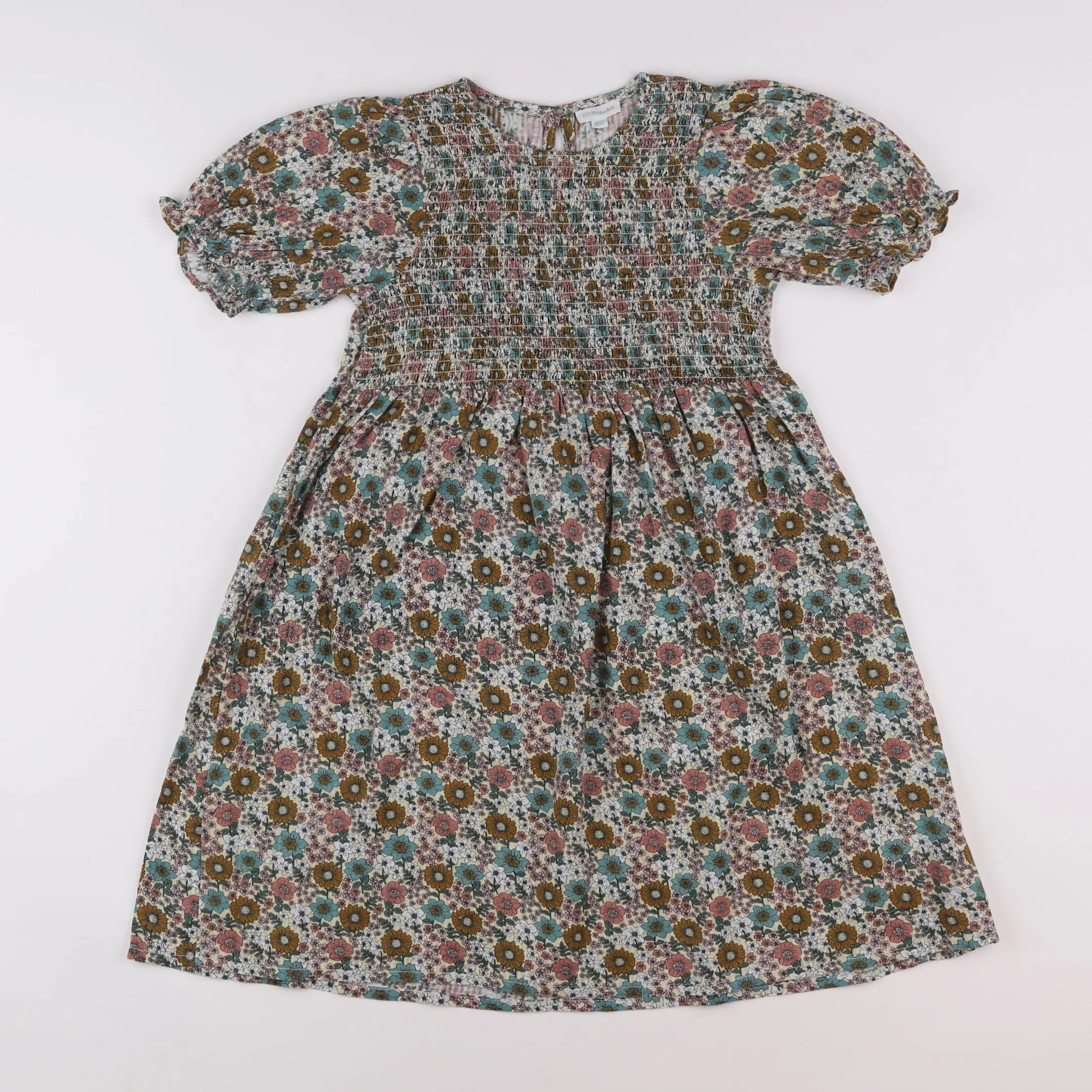 Vertbaudet - robe multicolore - 10 ans