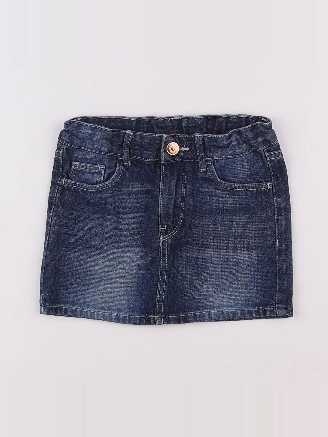 H&M - jupe bleu - 4/5 ans