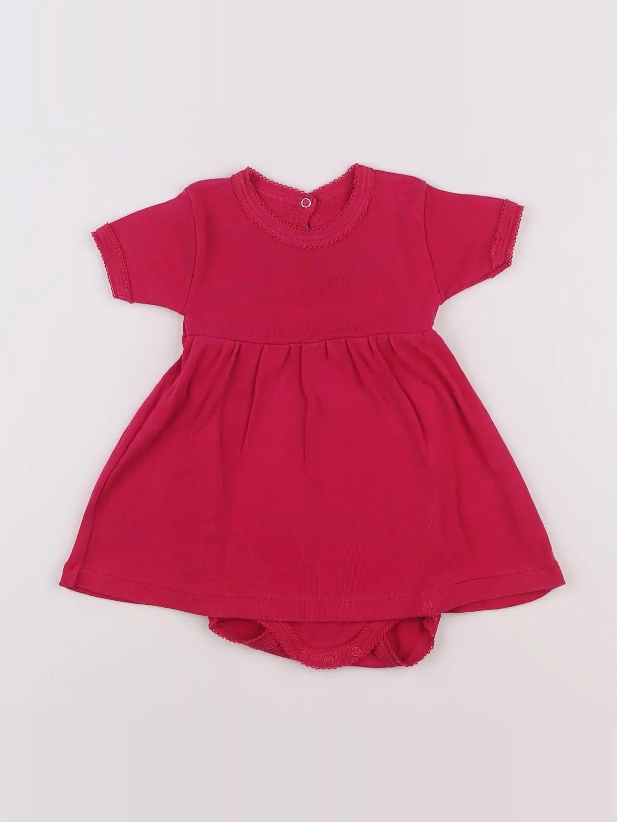 Petit Bateau - robe rose - 6 mois