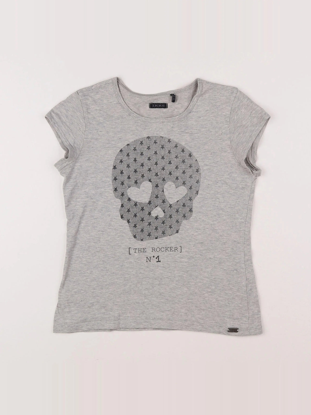 IKKS - tee-shirt gris - 10 ans