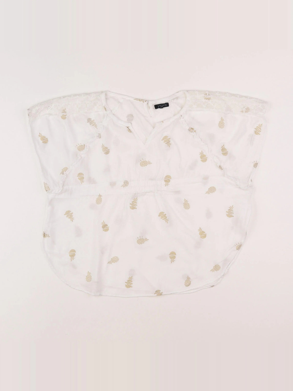 IKKS - blouse blanc - 8 ans