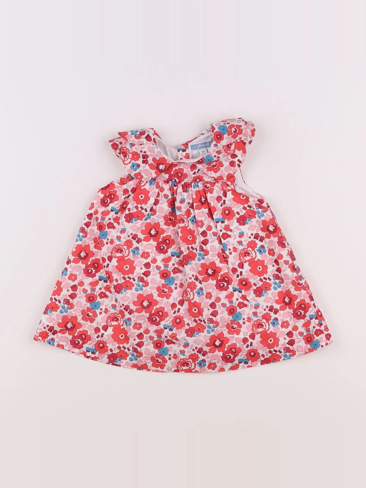 Jacadi - robe liberty rose - 6 mois