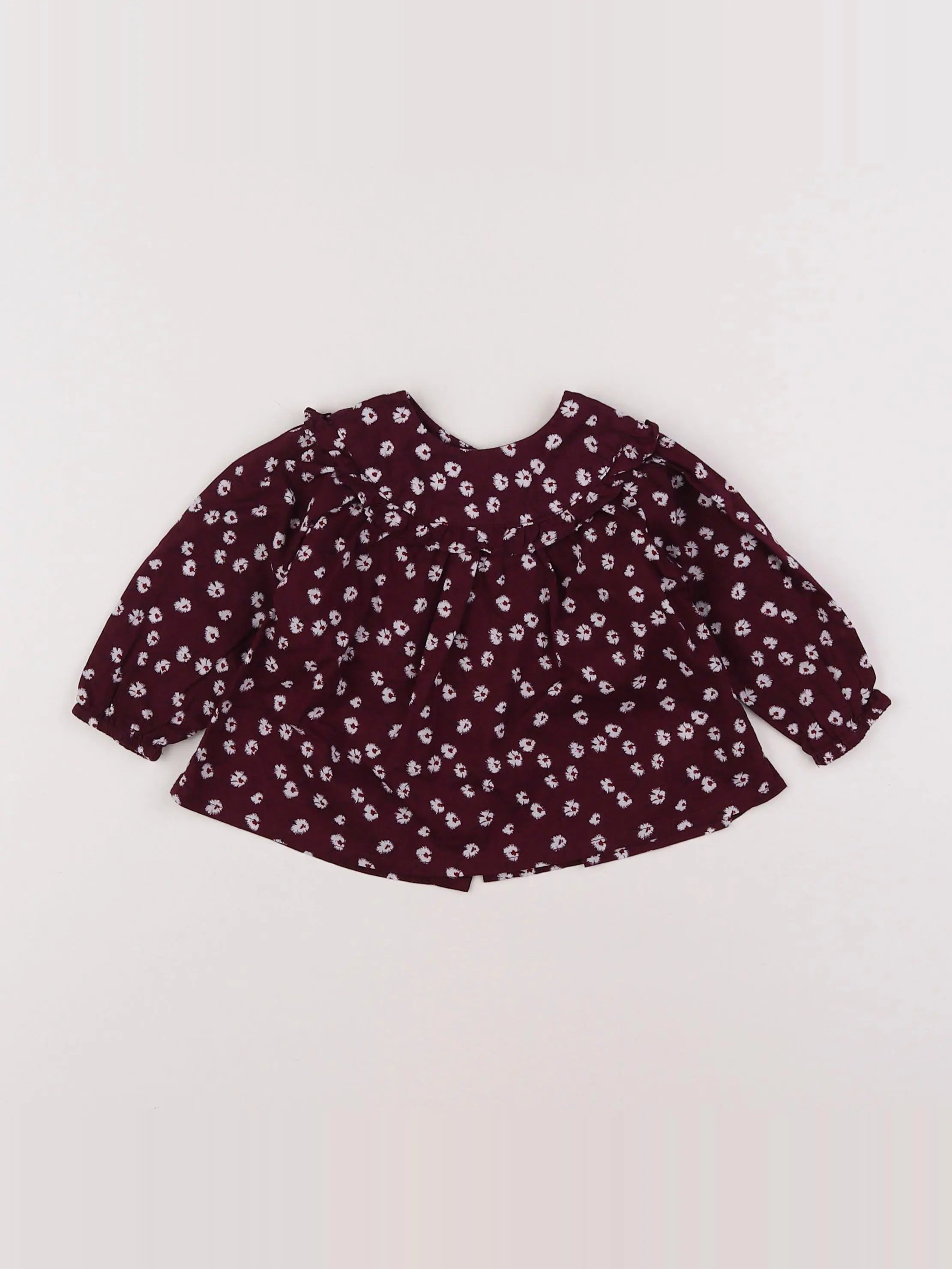 Boutchou - blouse multicolore - 6 mois