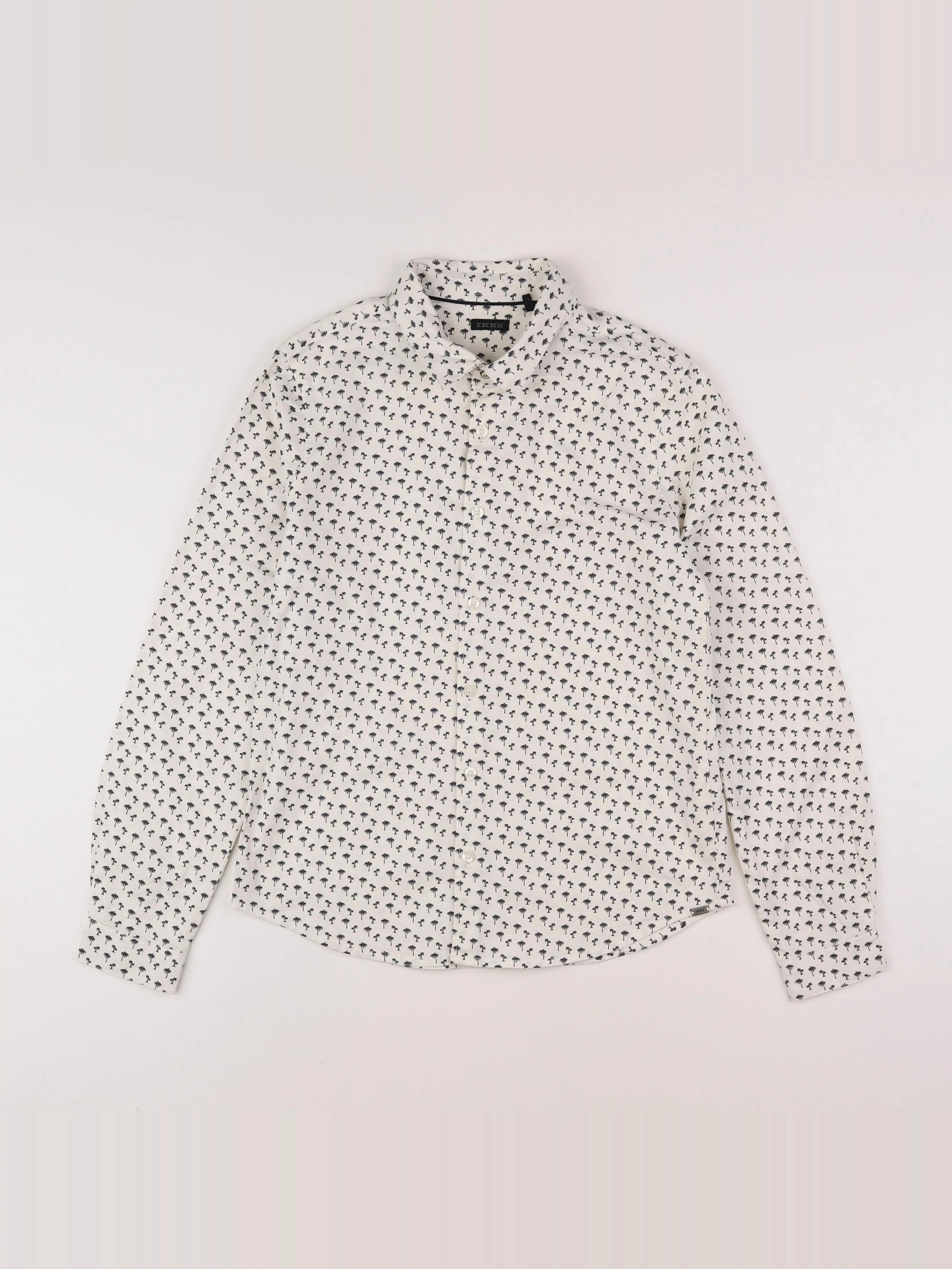 IKKS - chemise beige - 12 ans